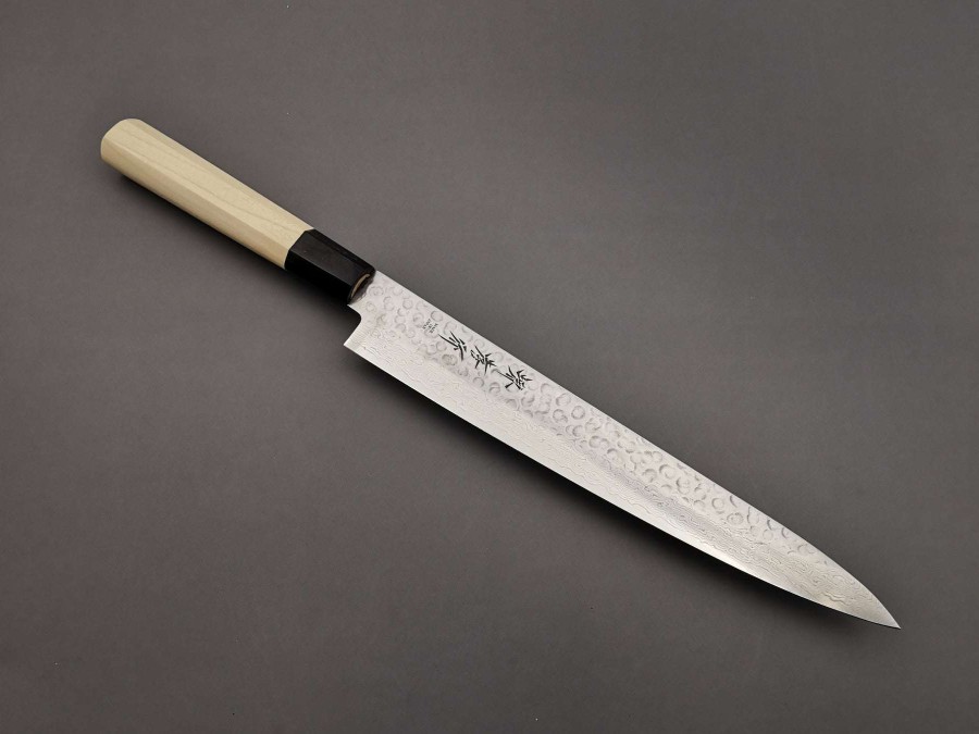 Knives * | Low Price Sakai Takayuki 45 Layer Damascus Sujihiki 240Mm