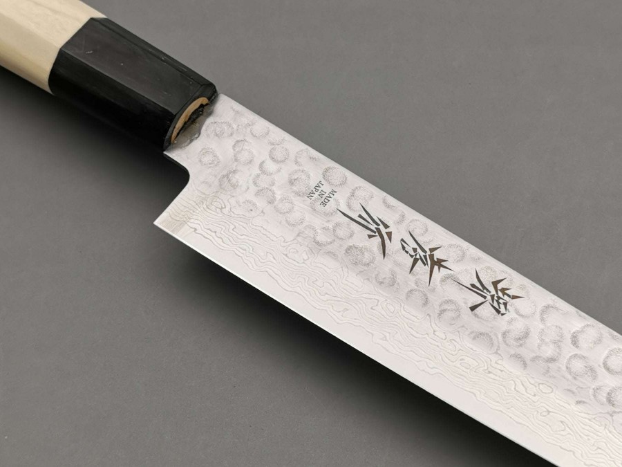 Knives * | Low Price Sakai Takayuki 45 Layer Damascus Sujihiki 240Mm