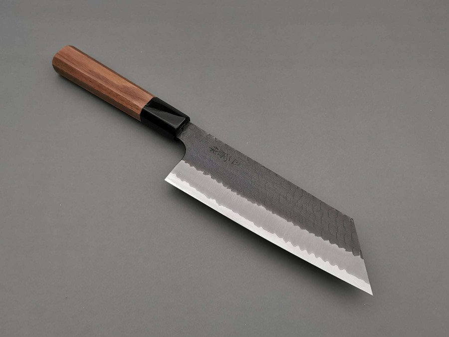 Knives * | Fashionable Nigara Hamono Sg2 Kurouchi Tsuchime Nakiri