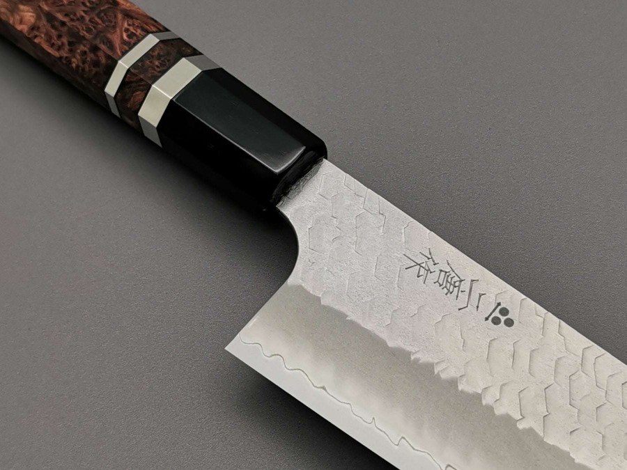 Knives * | Discounts Nigara Hamono Sg2 Tsuchime Kiritsuke Gyuto 210Mm