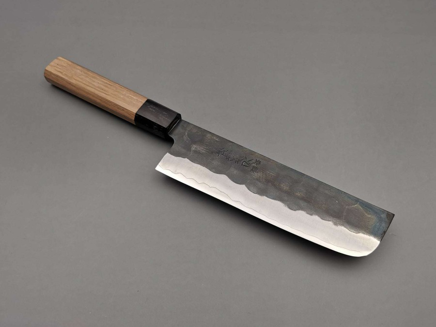 Knives * | Top Sellers Yoshida Hamono Zdp-189 Kurouchi Nakiri