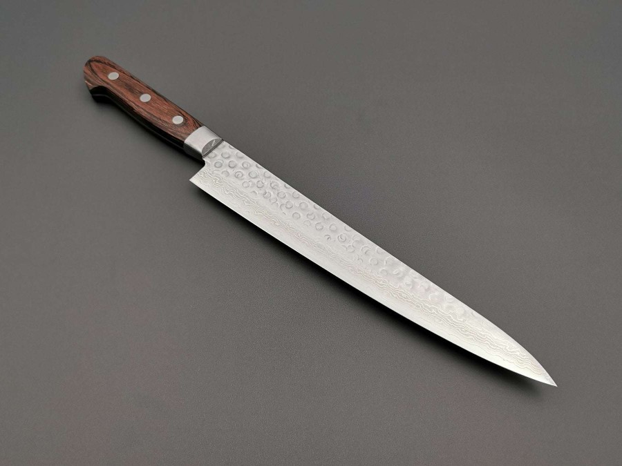 Knives * | Hot Selling Tsunehisa Vg10 Tsuchime Sujihiki 240Mm