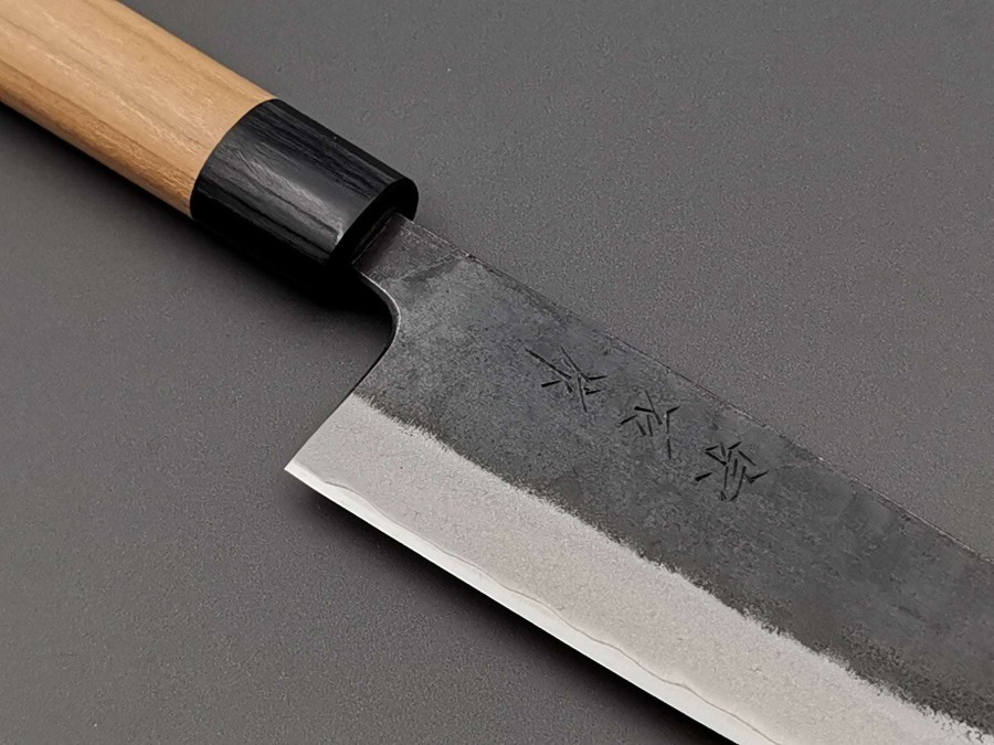 Knives * | Top Sellers Muneishi Aogami Santoku 180Mm