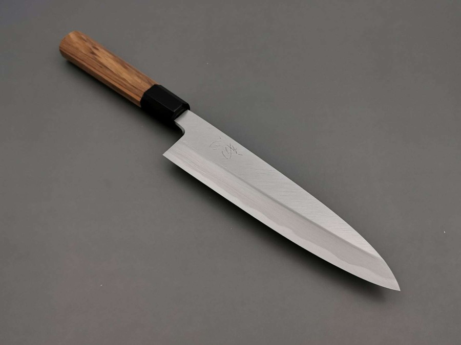 Knives * | Outlet Sale Hatsukokoro Shirasagi White #2 Gyuto 210Mm