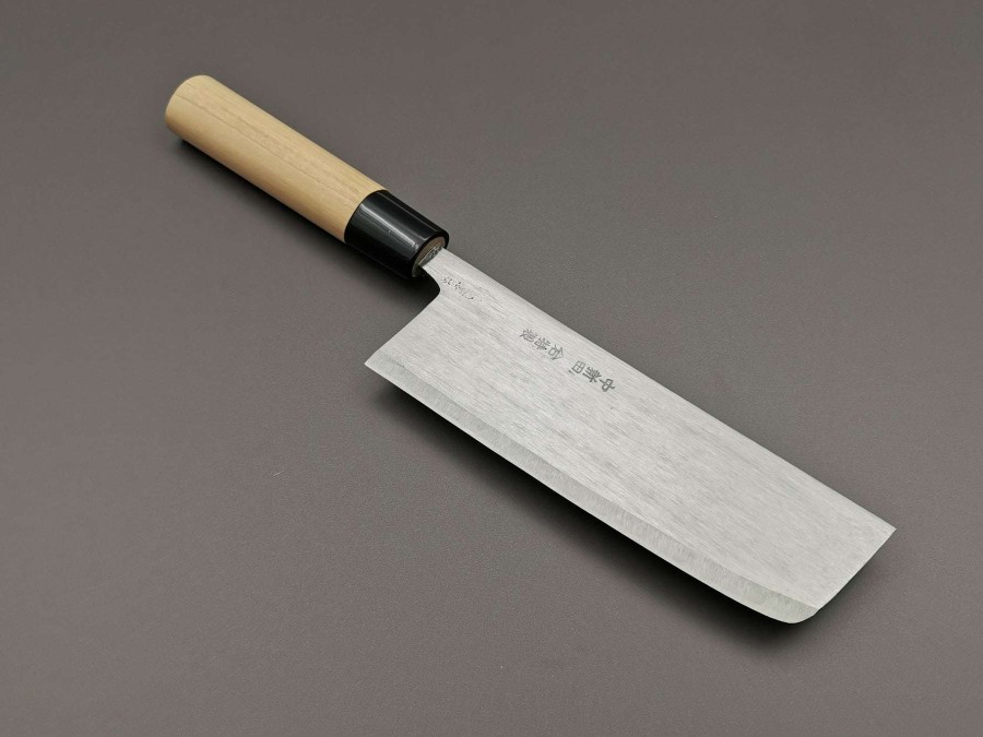 Knives * | Hot Selling Michio Ishikawa White #2 Single Bevel Nakiri