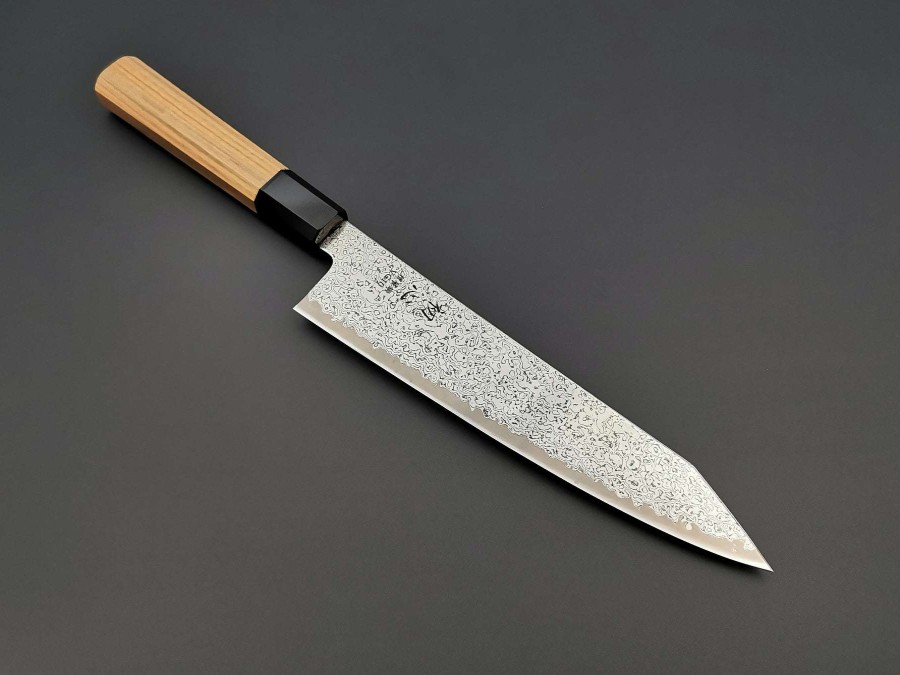 Knives * | Less Expensive Hatsukokoro Sunaarashi Vg10 Kiritsuke Gyuto 210Mm