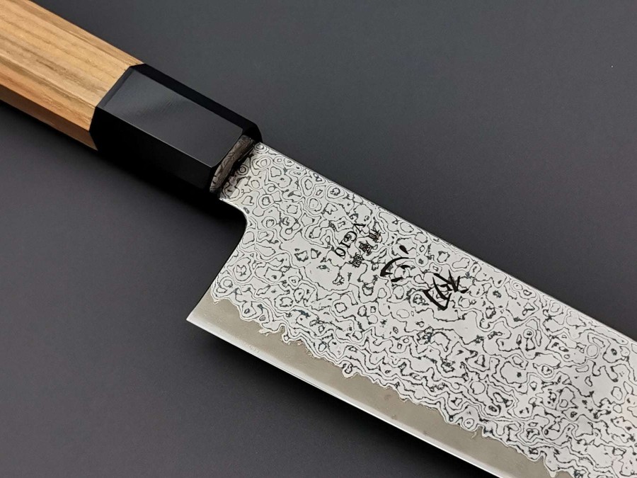 Knives * | Less Expensive Hatsukokoro Sunaarashi Vg10 Kiritsuke Gyuto 210Mm