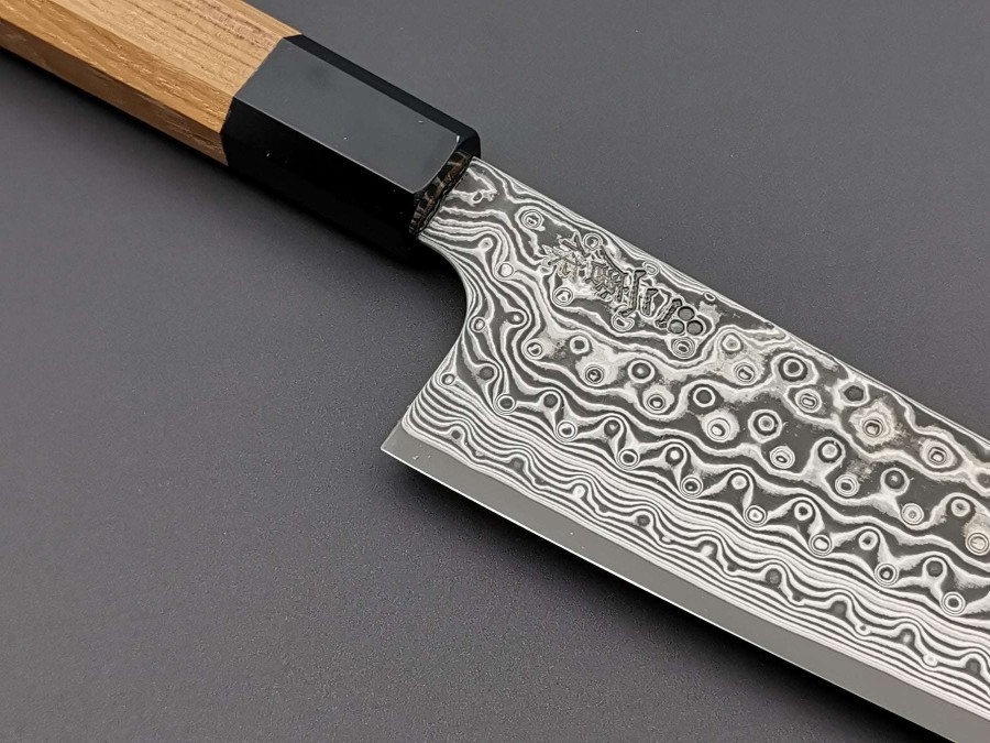 Knives * | Hot Selling Nigara Hamono Sg2 Damascus Bunka