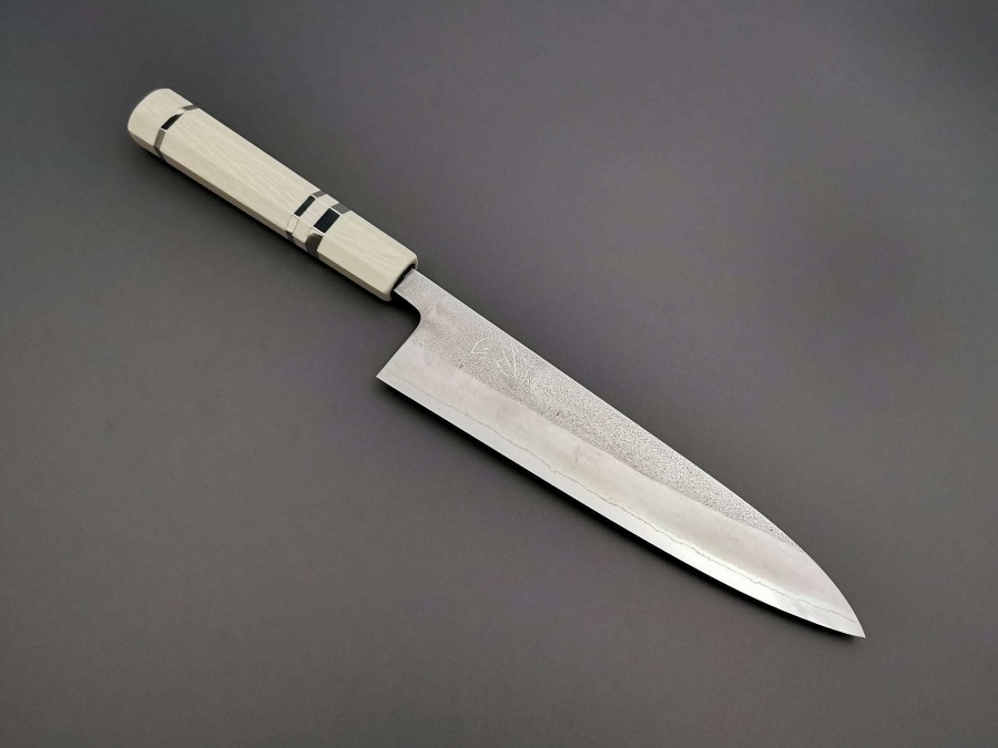 Knives * | Hot Selling Custom Yoshikane Hamono White #2 Gyuto 210Mm