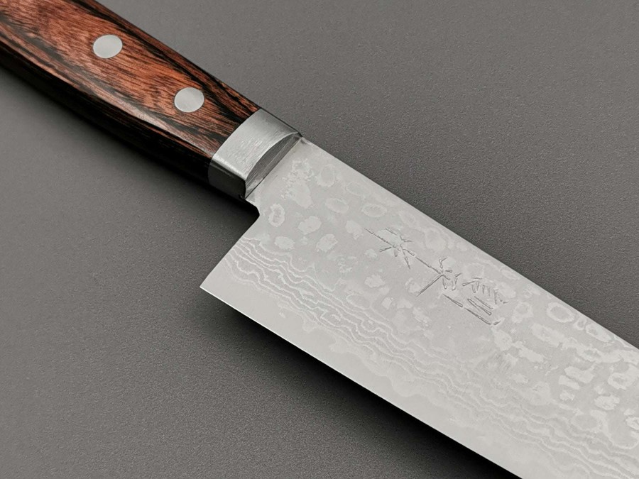 Knives * | Closeout Sale Masutani Hamono V10 Damascus Gyuto 180Mm