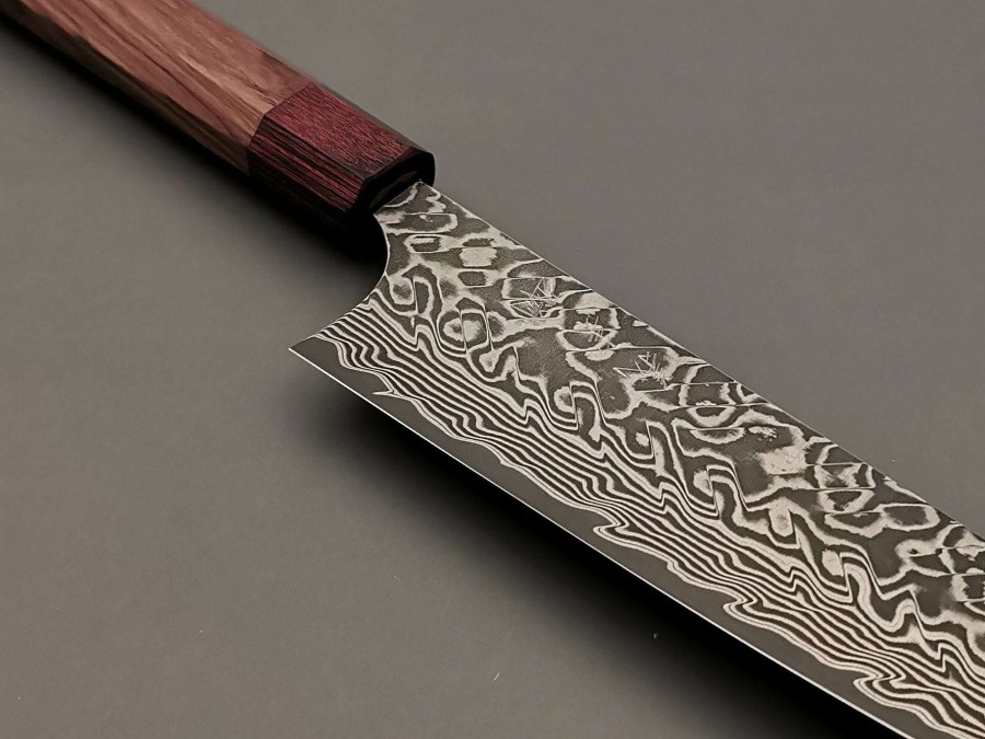 Knives * | Best Sale Yoshimi Kato Sg2 Damascus Bunka