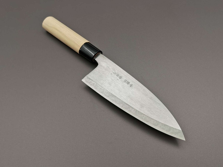 Knives * | Top Sellers Michio Ishikawa White #2 Single Bevel Deba 165Mm