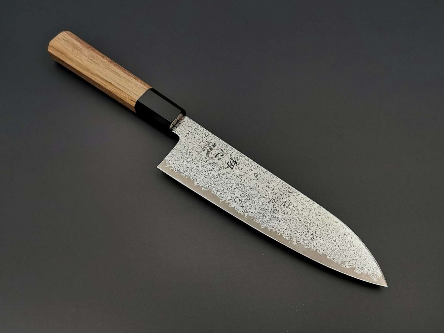 Knives * | Unique Hatsukokoro Sunaarashi Vg10 Santoku