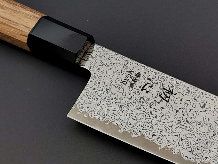 Knives * | Unique Hatsukokoro Sunaarashi Vg10 Santoku