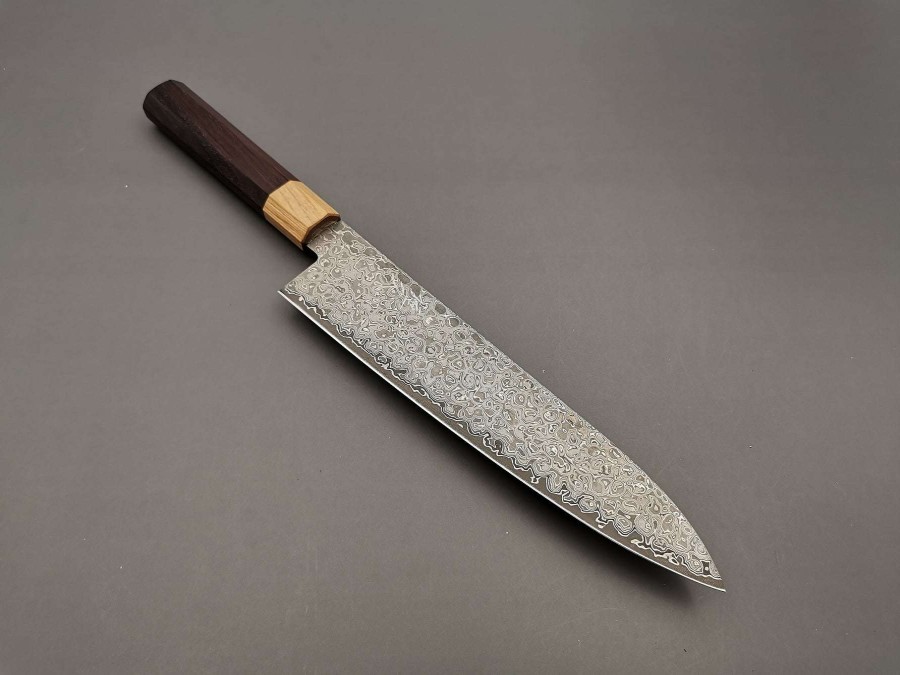 Knives * | Discounts Tsunehisa Aus10 Damascus Gyuto 210Mm