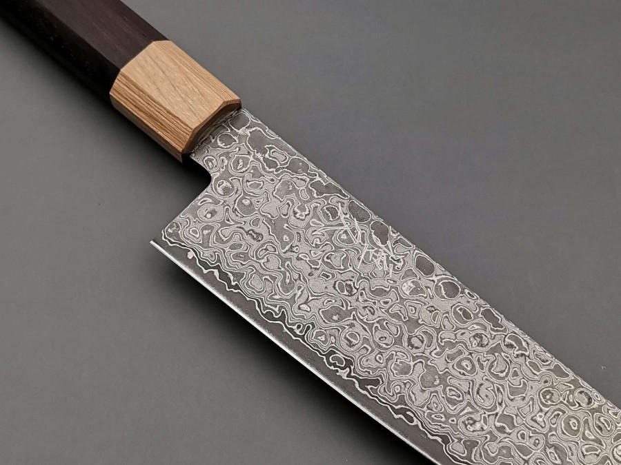 Knives * | Discounts Tsunehisa Aus10 Damascus Gyuto 210Mm