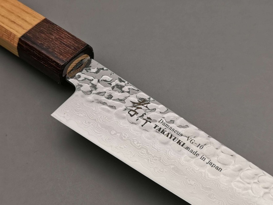 Knives * | Discounts Sakai Takayuki 33 Layer Damascus Sujihiki 240Mm