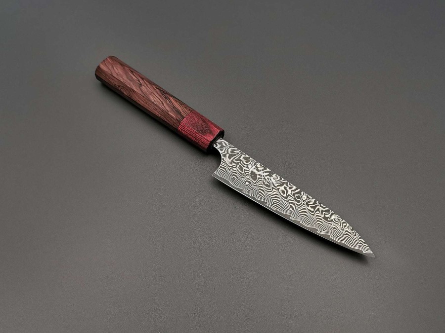 Knives * | Lower Prices Yoshimi Kato Sg2 Damascus Petty 120Mm