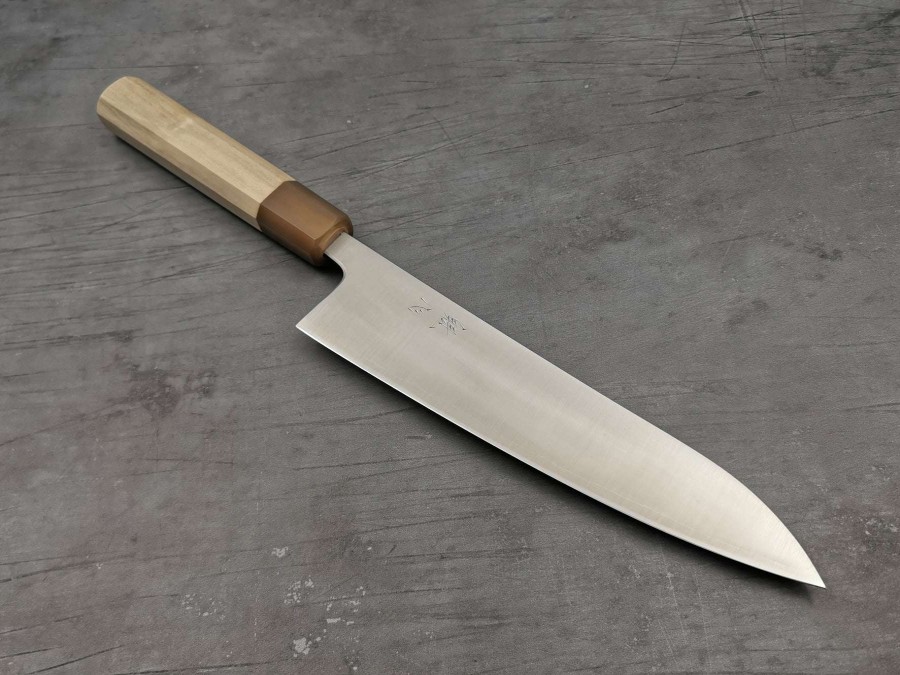 Knives * | Lower Prices Nakamura Hamono Kaishin Ginsan Gyuto 210Mm