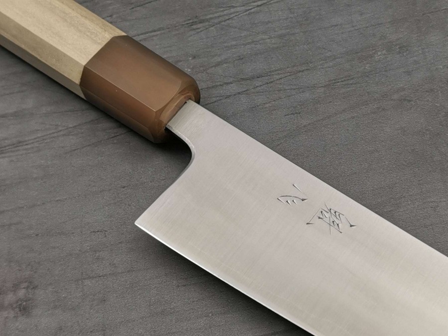 Knives * | Lower Prices Nakamura Hamono Kaishin Ginsan Gyuto 210Mm