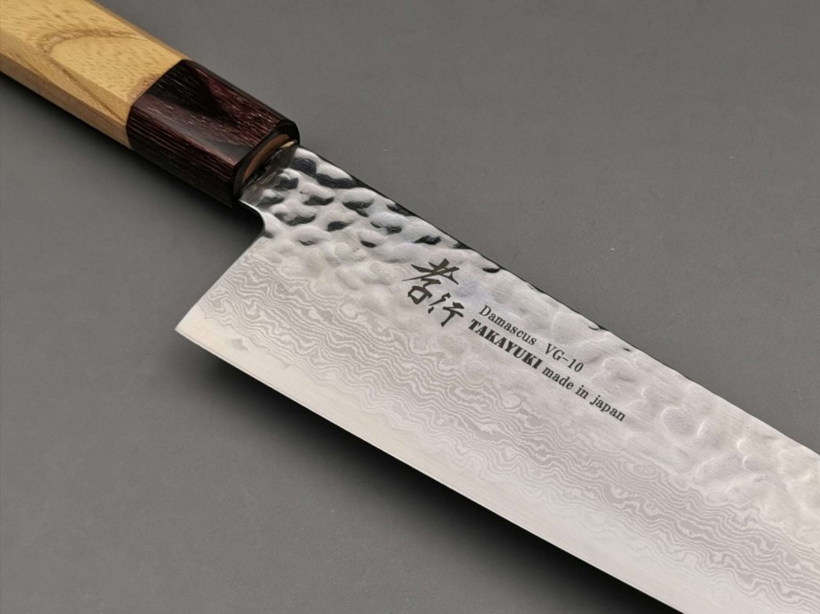 Knives * | Discounts Sakai Takayuki 33 Layer Damascus Gyuto 240Mm