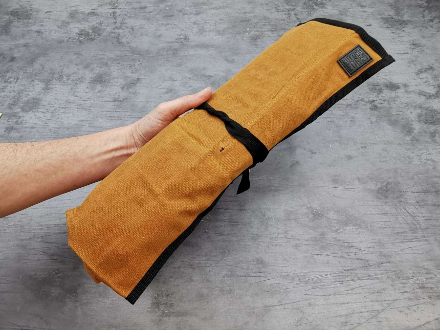 Accessories * | Online Store Waxed Canvas Knife Roll