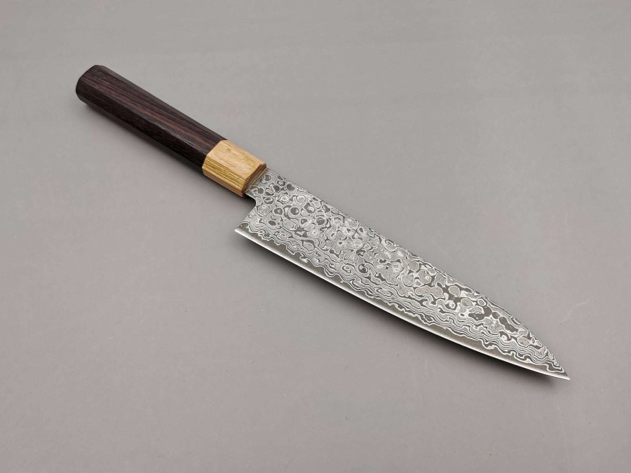 Knives * | Unique Tsunehisa Aus10 Damascus Gyuto 180Mm