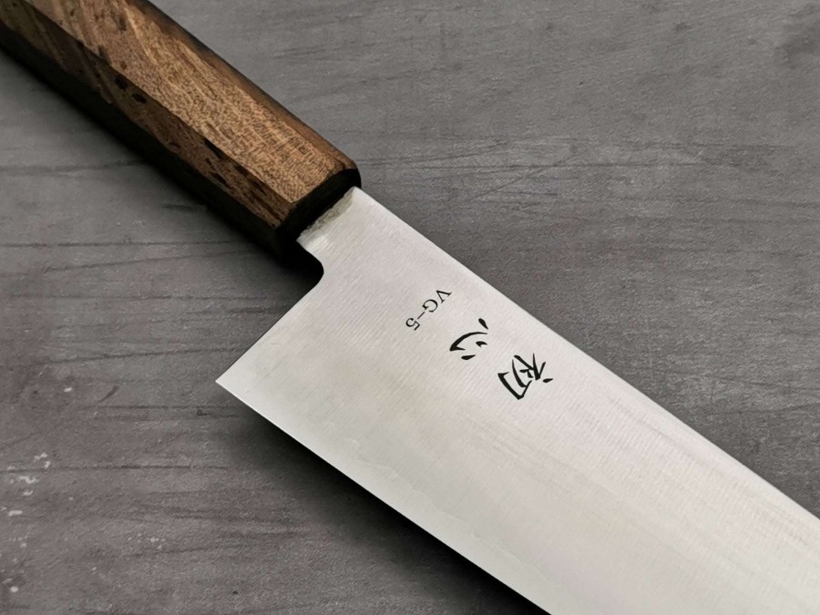 Knives * | Gift Selection Hatsukokoro Hayabusa Vg5 Santoku