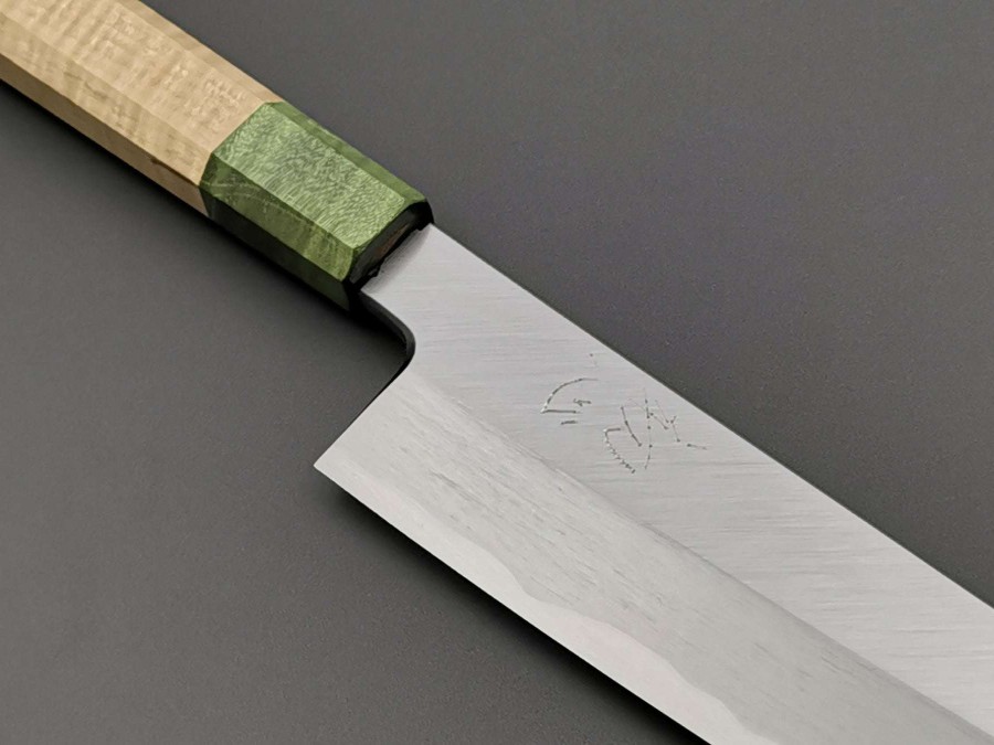 Knives * | Online Hatsukokoro Shirasagi White #2 Kiritsuke Gyuto 210Mm