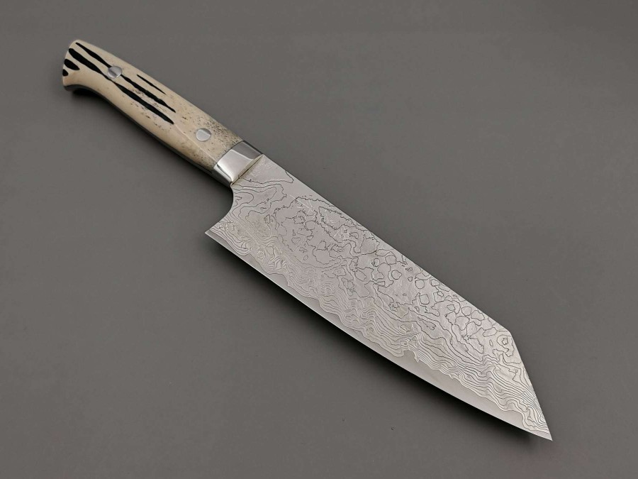 Knives * | Top Sellers Takeshi Saji R2 Mirror Damascus Bunka