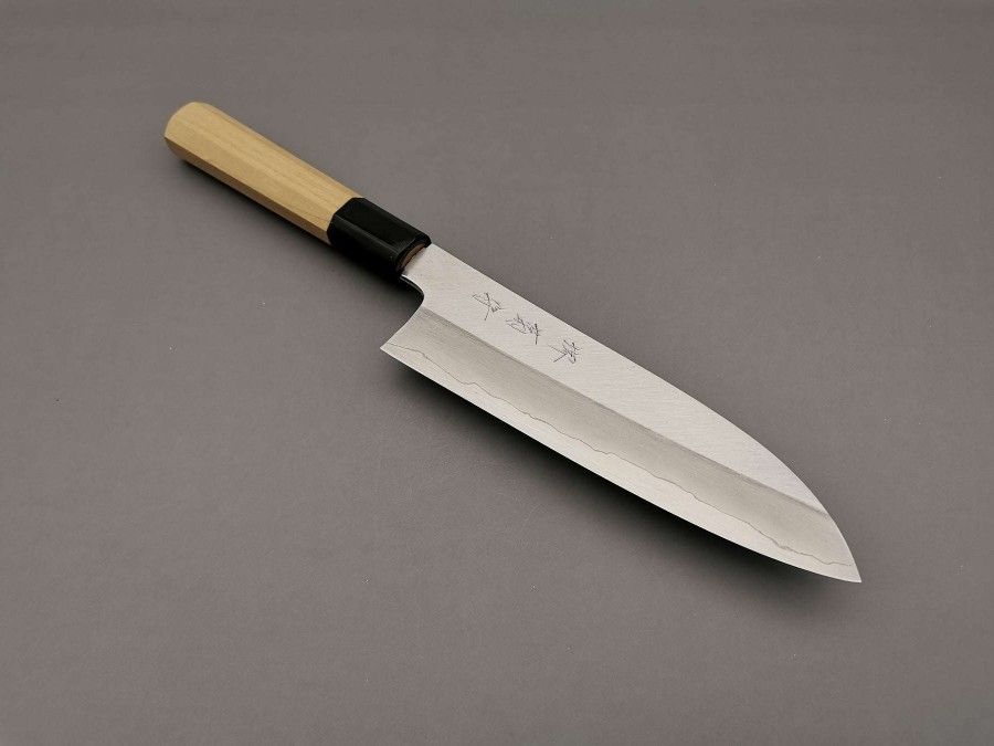 Knives * | Less Expensive Sakai Kikumori Silver 3 Santoku