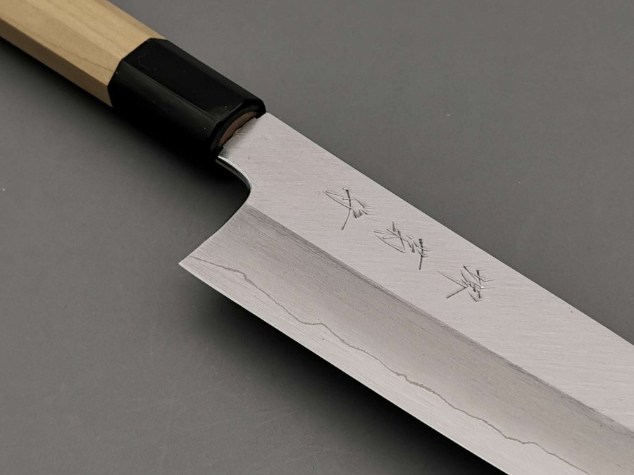 Knives * | Less Expensive Sakai Kikumori Silver 3 Santoku