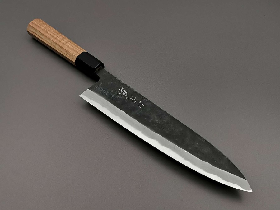 Knives * | Hot Selling Shiro Kamo As Kurouchi Gyuto 240Mm