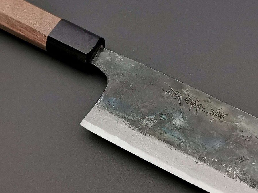 Knives * | Special Style Sakai Takayuki Blue #2 Kurouchi Nakiri