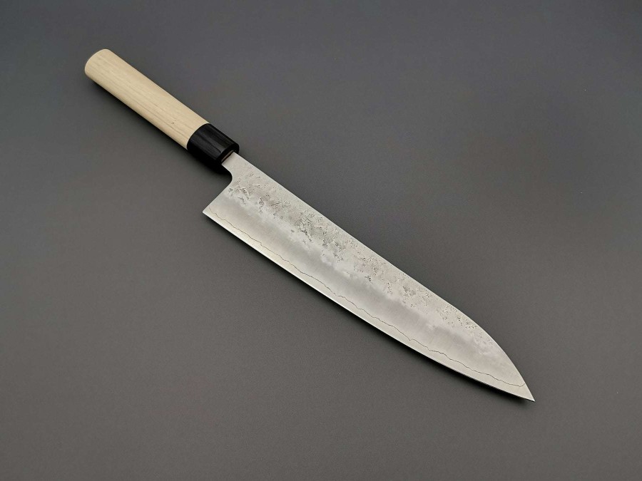 Knives * | Best Sale Tsunehisa Ginsan Nashiji Gyuto 240Mm