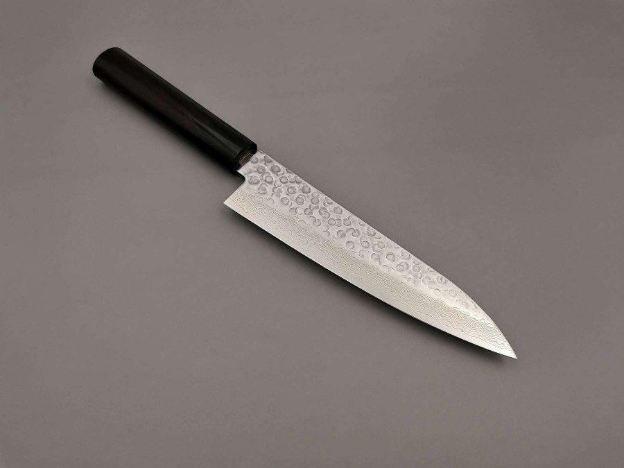 Knives * | Hot Selling Tsunehisa Vg10 Tsuchime Gyuto 180Mm