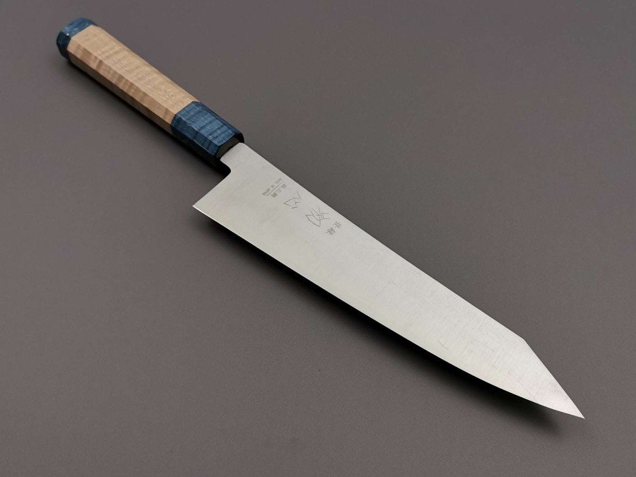 Knives * | Low Price Hatsukokoro Hayabusa Silver 3 Kiritsuke Gyuto 210Mm