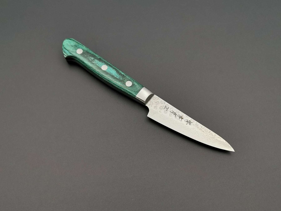 Knives * | Hot Selling Sakai Takayuki Moonlit Waves Green Petty 80Mm