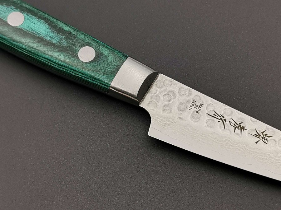 Knives * | Hot Selling Sakai Takayuki Moonlit Waves Green Petty 80Mm