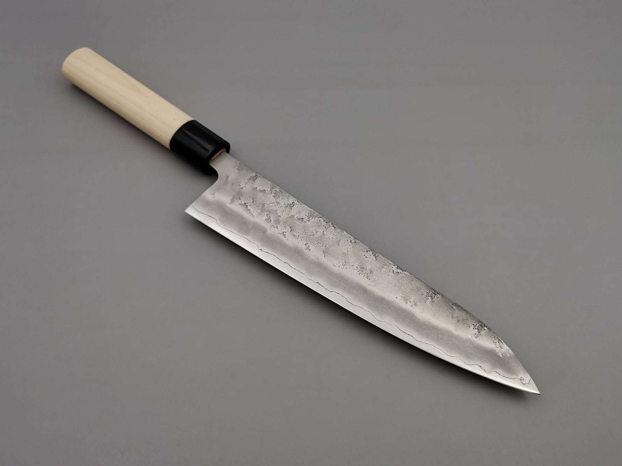 Knives * | Sale Online Tsunehisa Ginsan Nashiji Gyuto 210Mm