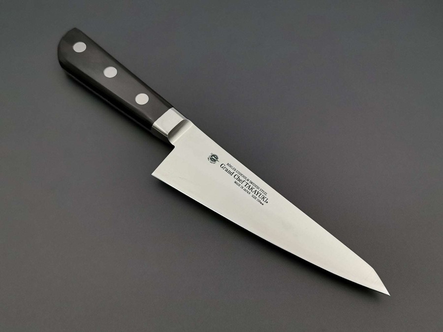 Knives * | Online Sakai Takayuki Grand Chef Swedish Steel Honesuki 150Mm