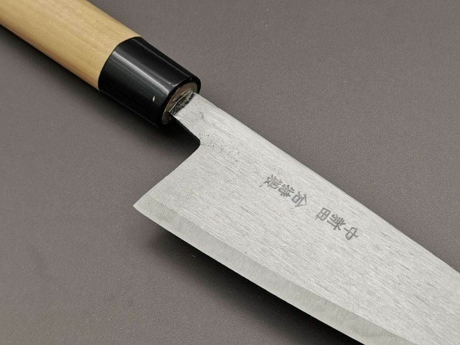 Knives * | Sale Online Michio Ishikawa White #2 Single Bevel Gyuto 190Mm