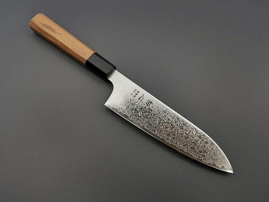 Knives * | Hot Selling Hatsukokoro Saihyo Sg2 Santoku