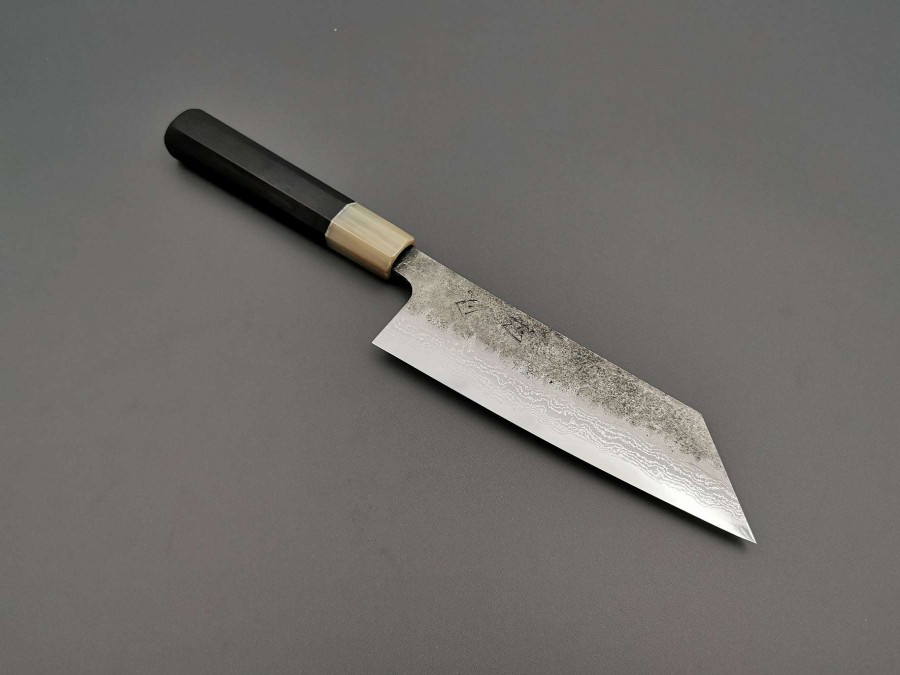 Knives * | Discounts Hatsukokoro Inazuma Bunka With Ebony Handle