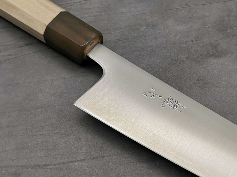 Knives * | Top Selling Nakamura Hamono Kaishin Super Blue Gyuto 210Mm