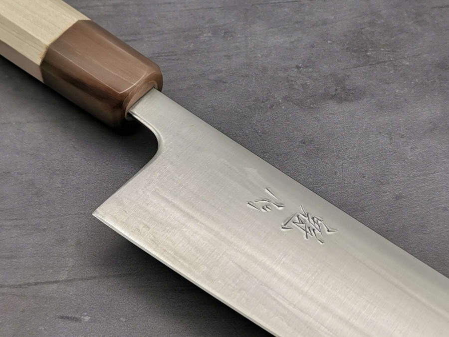 Knives * | Hot Selling Nakamura Hamono Kaishin Super Blue Gyuto 240Mm