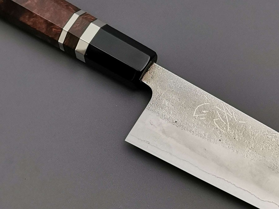 Knives * | Discounts Custom Yoshikane Hamono White #2 Gyuto 210Mm