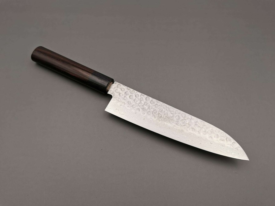 Knives * | Online Discount Tsunehisa Vg10 Tsuchime Santoku