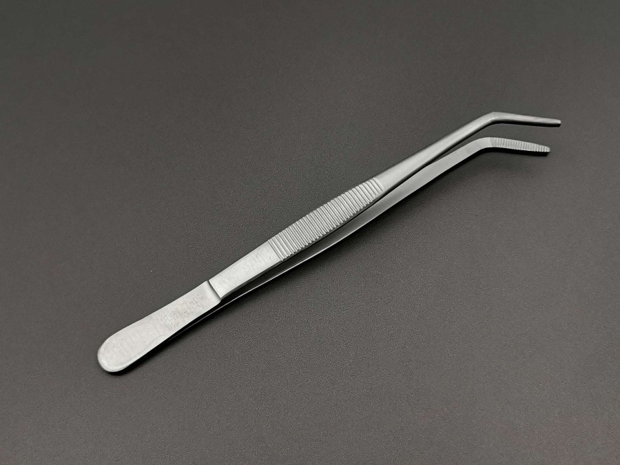 Houseware * | Top Selling Cranked Plating Tweezers 15Cm