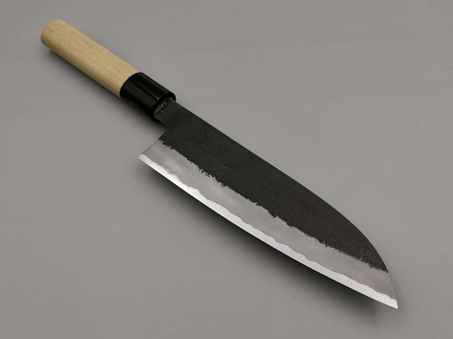 Knives * | Best Sale Mutsumi Hinoura White #2 Santoku